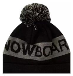 Chester Pom Pom Beanie Ανδρικός Σκούφος Πλεκτός σε Μαύρο χρώμα DC
