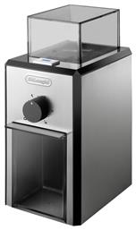 De'Longhi Ηλεκτρικός Μύλος Καφέ 110W με Χωρητικότητα 120gr και 16 Επίπεδα Άλεσης Ασημί - DeLonghi