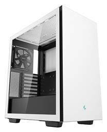 CH510 Gaming Midi Tower Κουτί Υπολογιστή με Πλαϊνό Παράθυρο Λευκό Deepcool