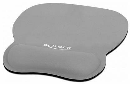 12698 Mouse Pad 245mm με Στήριγμα καρπού Γκρι DeLock