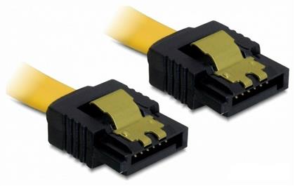 7-Pin SATA II - 7-Pin SATA II Cable 50cm Κίτρινο (82477) DeLock