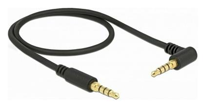 Καλώδιο TRRS 3.5mm male - 3.5mm male Μαύρο 1m (85610) DeLock
