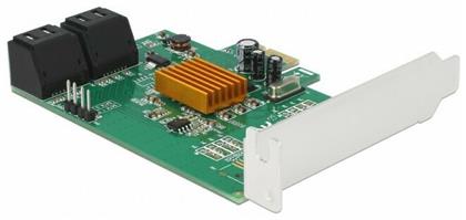 Κάρτα PCIe σε 4 θύρες SATA DeLock