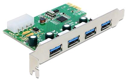 Κάρτα PCIe σε 4 θύρες USB 3.2 DeLock