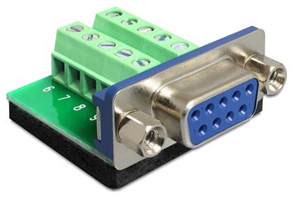 Sub-D 9 pin female to Terminal Block 10 pin (65268) DeLock