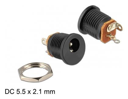 Βύσμα Τροφοδοσίας DC 2.1x5.5mm (65503) DeLock