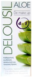 Aloe Demake Up 4 In 1 Υγρό Αδιάβροχου Ντεμακιγιάζ 300ml Delousil