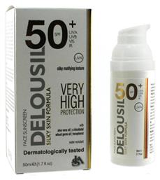 Silky Skin SPF50 Αντηλιακή Κρέμα Delousil
