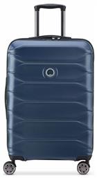 Meteor Μεσαία Βαλίτσα Σκληρή Μπλε Delsey