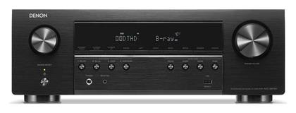 Ραδιοενισχυτής Home Cinema 4K/8K 5.2 Καναλιών 75W/8Ω 150W/6Ω με HDR και Dolby Atmos Μαύρος Denon