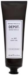 No. 307 Black Gel Μαλλιών με Χρώμα για Γκρίζα Μαλλιά 125ml Depot