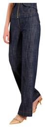 Γυναικείο Jean Παντελόνι Straight μπλε Derpouli