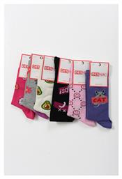 Παιδικές Κάλτσες 6 Ζευγάρια Design Socks