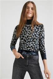 Desigual Μακρυμάνικο Γυναικείο Πουλόβερ Navy Μπλε από το Notos