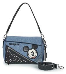 Mickey Γυναικεία Τσάντα Ώμου Μπλε Desigual