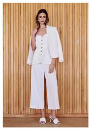Γυναικείο Ψηλόμεσο Υφασμάτινο Παντελόνι Regular Fit Desiree