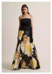 Σατέν Maxi Φούστα Floral Desiree