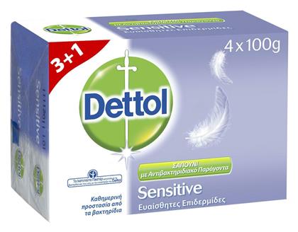 Sensitive Soap 4x100gr Dettol
