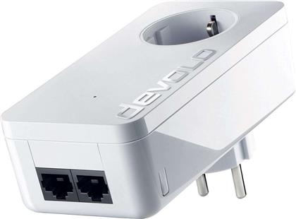 dLAN 550 Duo+ Powerline για Ενσύρματη Σύνδεση με Passthrough Πρίζα και 2 Θύρες Ethernet Devolo