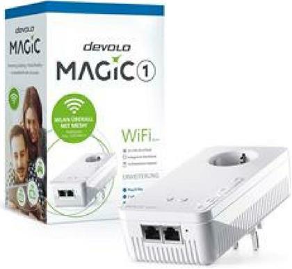 Devolo Magic 1 WiFi 2-1 Powerline για Ασύρματη Σύνδεση Wi‑Fi 5 με Passthrough Πρίζα και 2 Θύρες Ethernet από το Public
