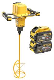 Brushless Αναδευτήρας Μπαταρίας 54V 2x9Ah με Εξάρτημα Ανάδευσης Dewalt