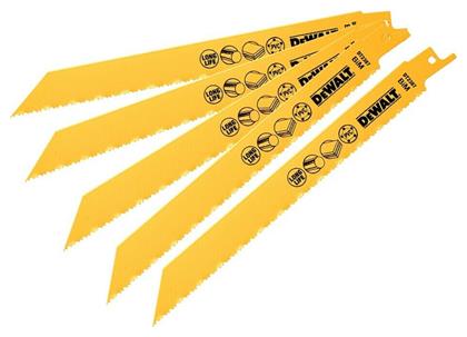 DT2387 Λάμες για Ξύλο 200mm 5τμχ Dewalt
