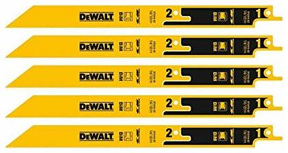 DT2416 Λάμες Σεγάτσας BiMetal 14/18 για Μέταλλο 230mm 5τμχ Dewalt