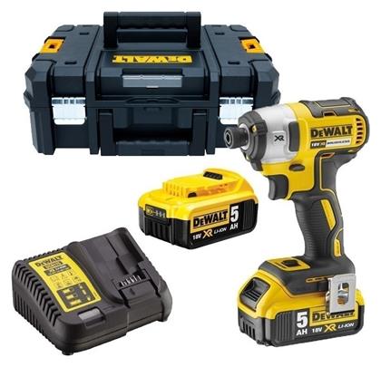 Παλμικό Κατσαβίδι Μπαταρίας Brushless 18V 2x5Ah Dewalt
