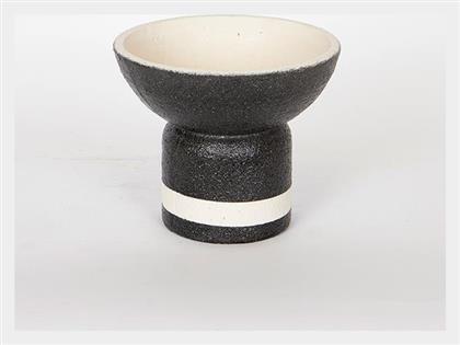 Διακοσμητικό Μπωλ Τσιμεντένιο Μαύρο 18x18x15.5cm - Estheti