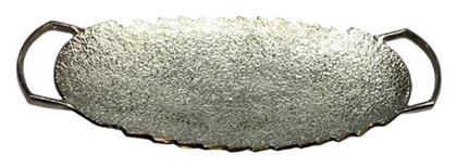 Διακοσμητικός Δίσκος Μεταλλικός Οβάλ 58x28x5cm - Estheti