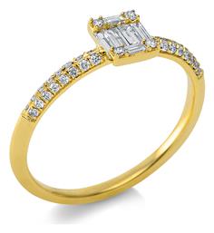 Μονόπετρο από Χρυσό 18Κ Diamond Group