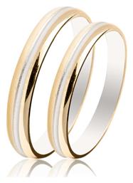 Δίχρωμη Χρυσή Βέρα Γάμου WR501 - Maschio Femmina