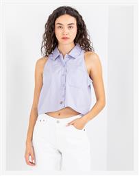 Αμάνικο Γυναικείο Πουκάμισο Μωβ Dickies