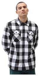 Ανδρικό Πουκάμισο Overshirt Μακρυμάνικo Βαμβακερό Μαύρο Dickies