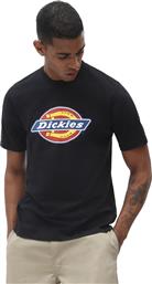 Dickies Icon Logo Ανδρικό T-shirt Μαύρο με Λογότυπο