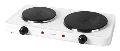 871503 Επιτραπέζια Εστία Εμαγιέ Διπλή Λευκή DictroLux