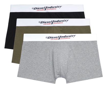 Ανδρικά Μποξεράκια Μαύρο / Χακί / Γκρι 3Pack Diesel