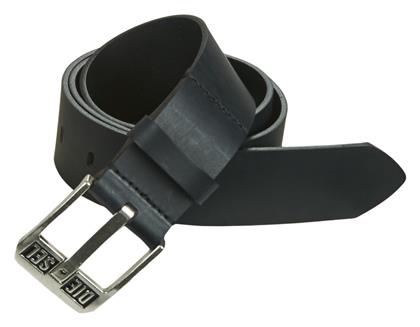 Bluestar II Ανδρική Ζώνη Δερμάτινη Μαύρη Diesel