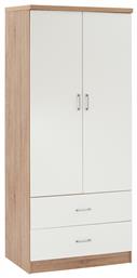 Δίφυλλη 80x42.5x180.5cm Sonama - Λευκό - HomeMarkt
