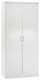 Δίφυλλη 80x43x181cm Λευκό - HomeMarkt