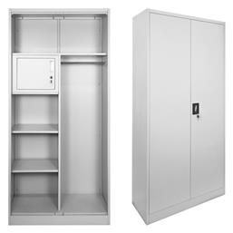 Δίφυλλη Μεταλλική Zogi 90x45x180εκ. Pakketo