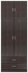Δίφυλλη Ντουλάπα Ρούχων με Πατάρι 80x42x241cm - HomeMarkt