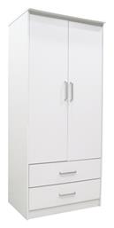 Δίφυλλη Olympus 81x57x183cm Λευκή Απόχρωση - Pakketo