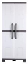 Δίφυλλη Πλαστική Άρια 73x44x179εκ. Γκρι/Ανθρακί - Homeplast