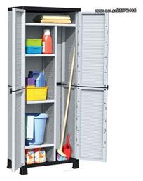 Δίφυλλη Πλαστική BPC7000 68x38x171εκ. Γκρι - Bormann