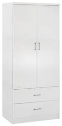 Δίφυλλη Reina 80x42.5x180.5cm Λευκό - HomeMarkt