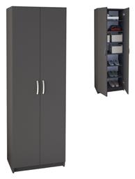 Δίφυλλη Renso 59.8x37.8x178.5cm Ανθρακί - Megapap