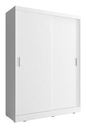 Δίφυλλη Συρόμενη 180x62x200cm Λευκή - LH Home Furniture