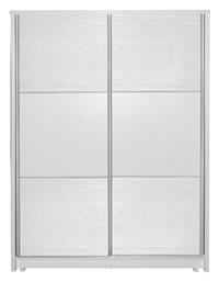 Δίφυλλη Συρόμενη Chase 152.5x56.5x185cm Λευκή - Pakketo