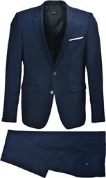 Digel Nick Ανδρικό Κοστούμι με Στενή Εφαρμογή Navy Μπλε από το Politikos Shop